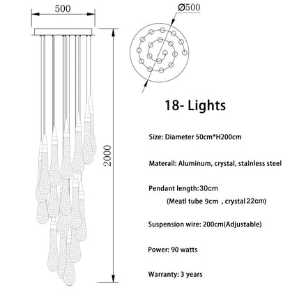 Pendant Light Fixture For Stairwell