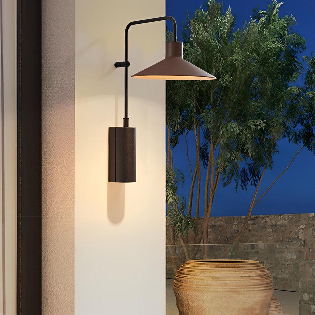 Waterproof LED Creative Modern Outdoor Wall Lamp Swing Arm Wall Sconces