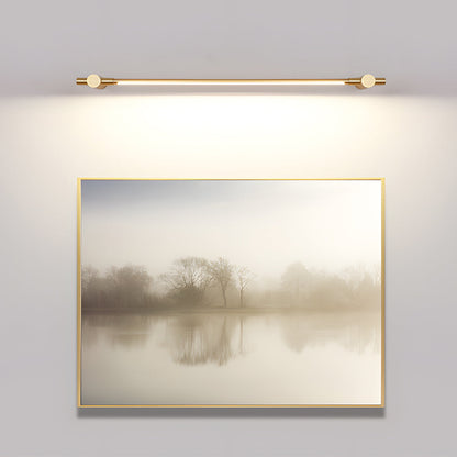 Brass Linear LED Bathroom Vanity Light 35.4’’ & 47.2’’ Elegant Mirror Lighting