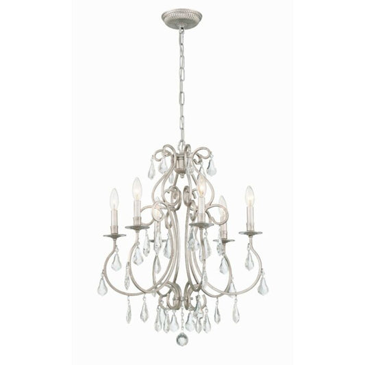 Ashton 6-Light Chandelier in Olde Silver