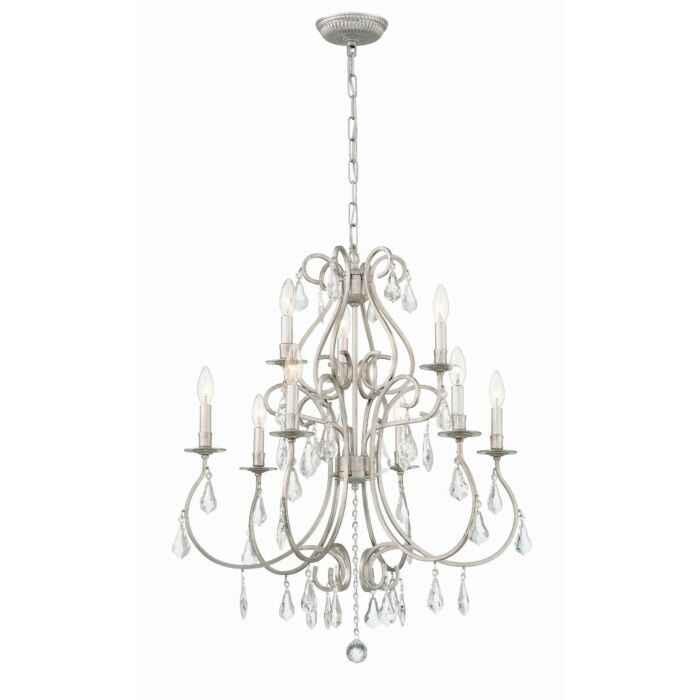 Ashton 9-Light Chandelier in Olde Silver