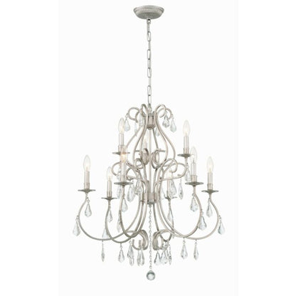 Ashton 9-Light Chandelier in Olde Silver