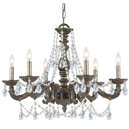 Sutton 6-Light Swarovski Spectra Crystal Chandelier