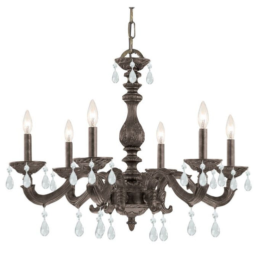 Sutton 6-Light Swarovski Spectra Crystal Chandelier