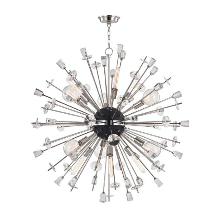 Liberty 6-Light Chandelier in Polished Nickel