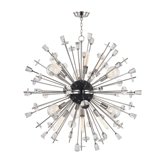 Liberty 6-Light Chandelier in Polished Nickel