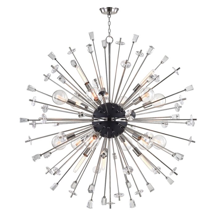 Liberty 6-Light Chandelier in Polished Nickel