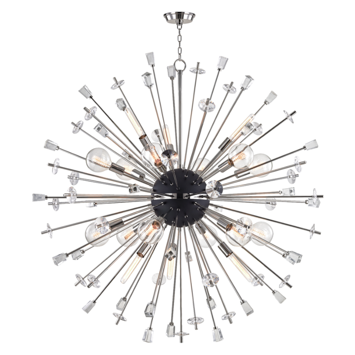 Liberty 6-Light Chandelier in Polished Nickel