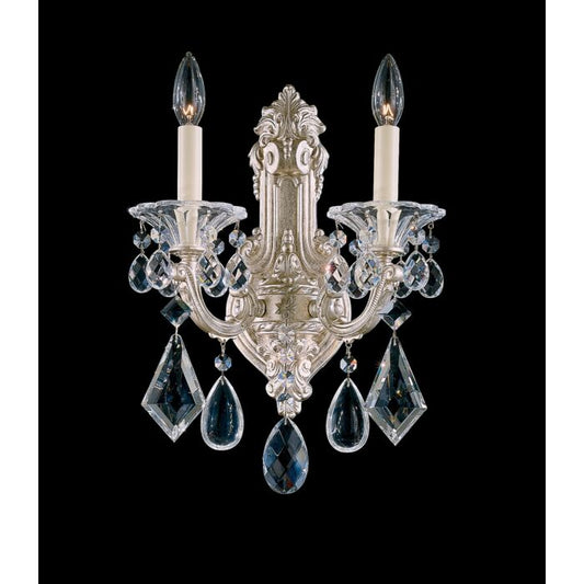 La Scala 2-Light Wall Sconce in Heirloom Gold