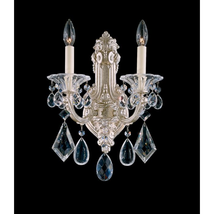 La Scala 2-Light Wall Sconce in French Gold