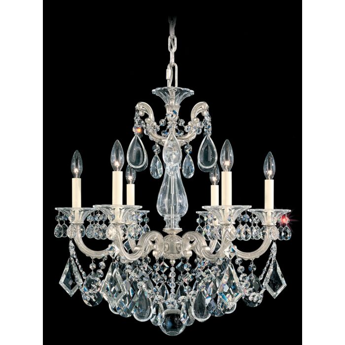 La Scala 6-Light Chandelier in Florentine Bronze