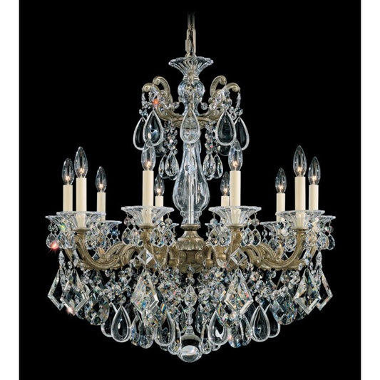 La Scala 10-Light Chandelier in Etruscan Gold