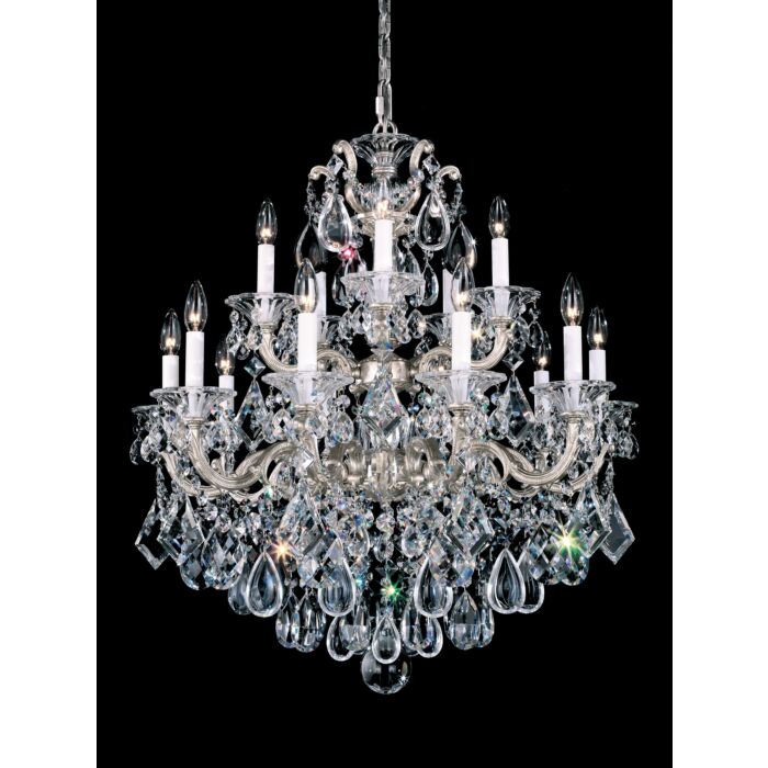 La Scala 15-Light Chandelier in Florentine Bronze