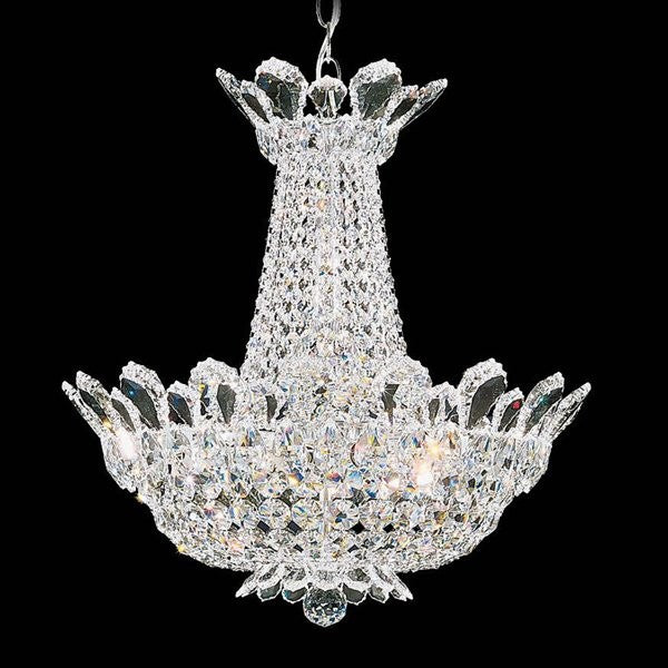 Polished chrome 12 Light crystal Chandelier