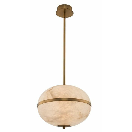 Canterbury Pendant Light in Winter Brass