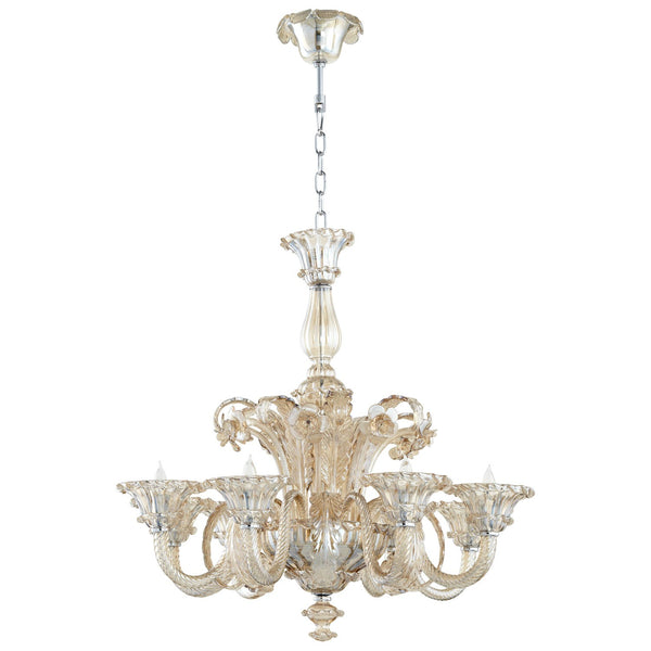 Cyan Design LaScala Cognac Eight-Light Chandelier