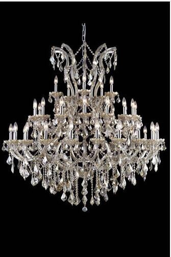 Golden Teak 41 Light 54-in Chandelier