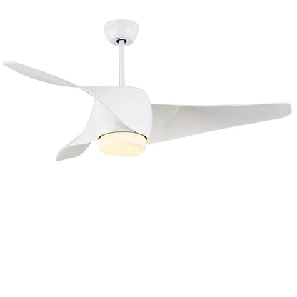 52 Inches Creative Intelligent Timing Three-color Dimming Ceiling Fan Light