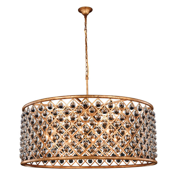 Madison Golden Iron 43.5-Inch Ten-Light Pendant