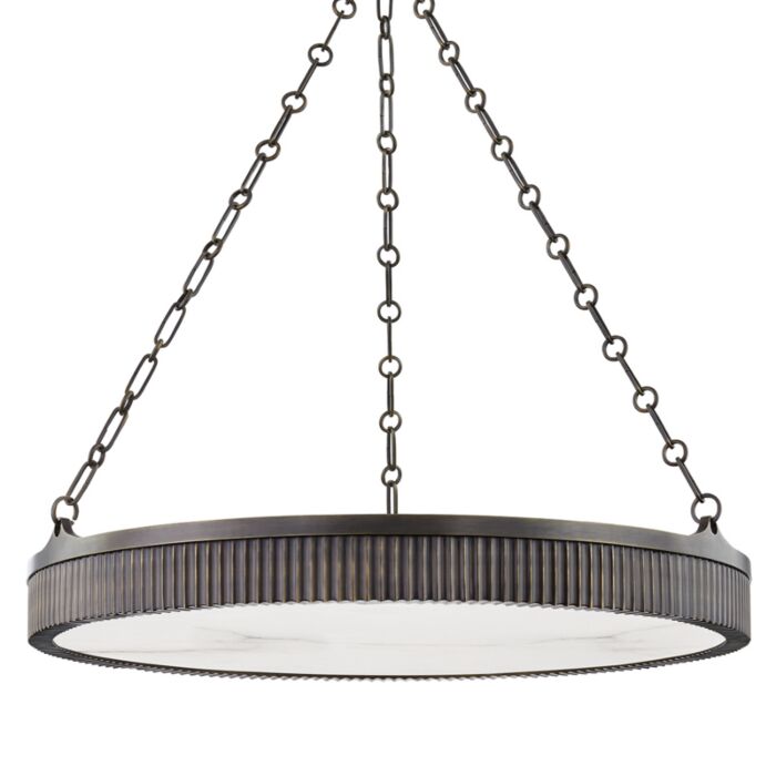 Lynden 8-Light Pendant in Distressed Bronze