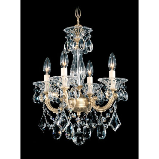 La Scala 4-Light Chandelier in Florentine Bronze