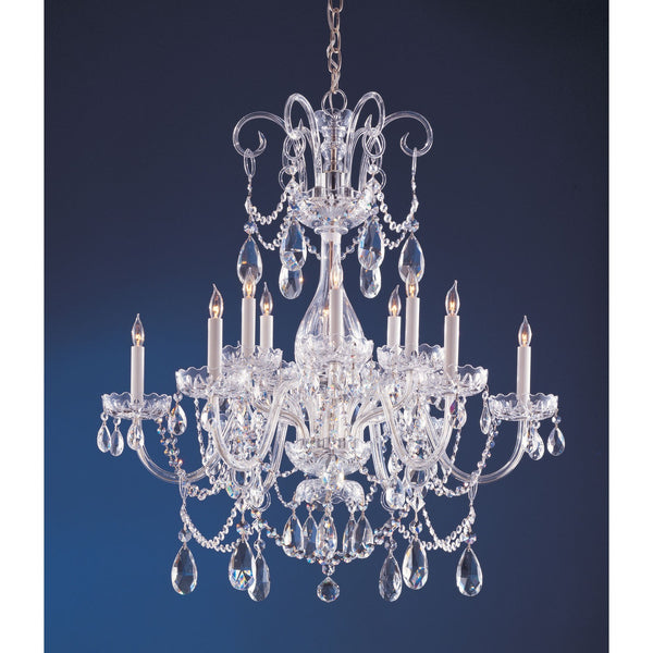 Group Traditional Crystal Crystal chandelier with Clear Swarovski Spectra Crystal