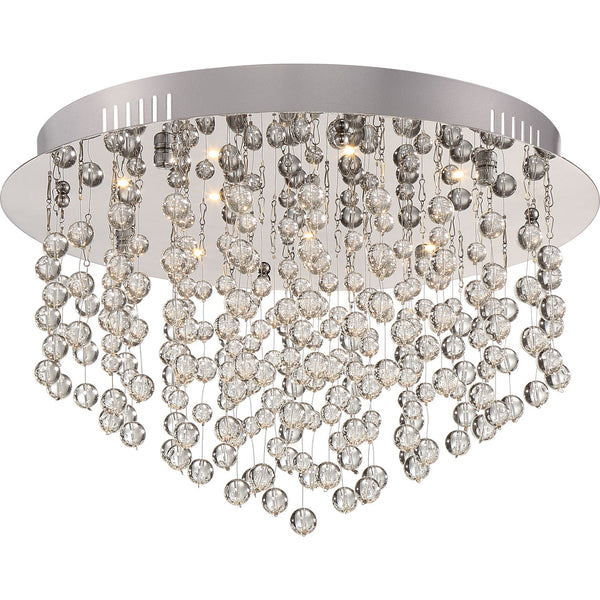 Polished Chrome 16-Inch LED Flush Mount