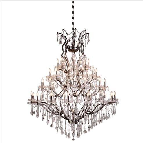 49-Light Chandelier with Clear Crystals