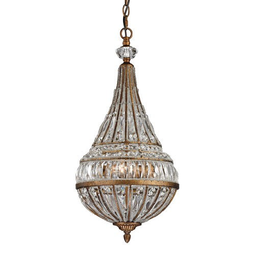 Empire Mocha Three Light Pendant