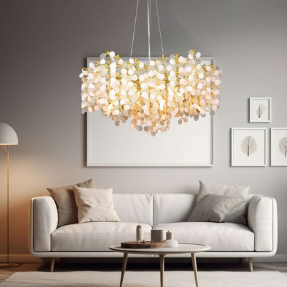 Albero Frosted Glass Modern Chandelier