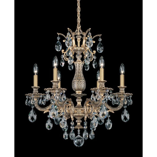 Milano 6-Light Chandelier in Heirloom Bronze