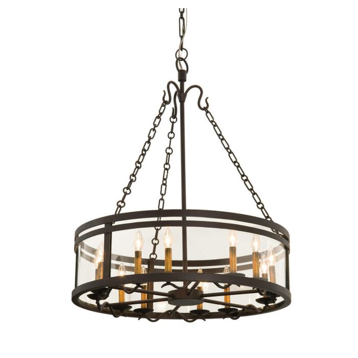 Morris 12-Light 1Chandelier in Bronze