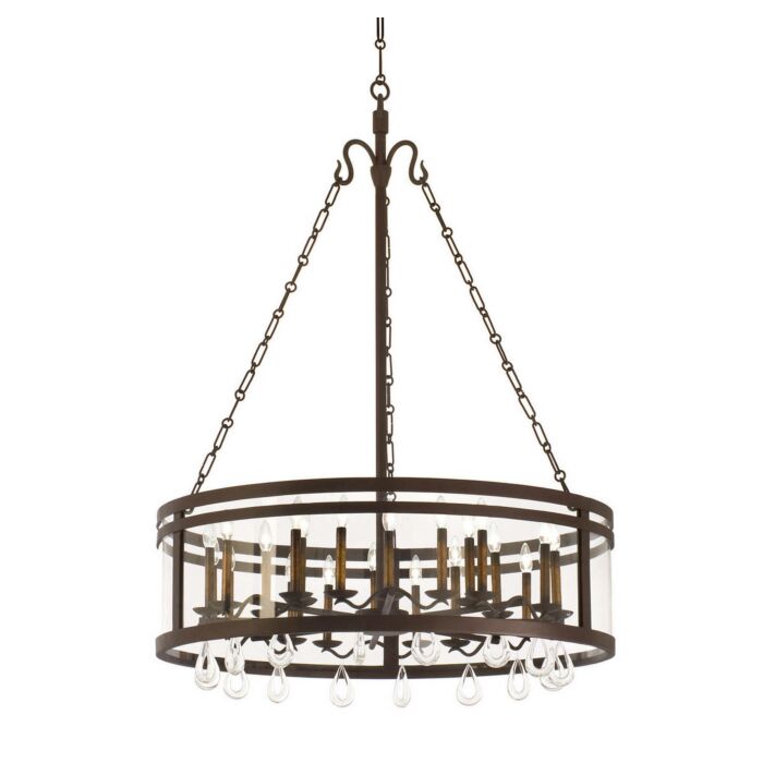 Morris 24-Light 2Chandelier in Bronze