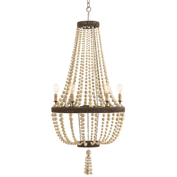 Odette Ivory Six-Light Chandelier