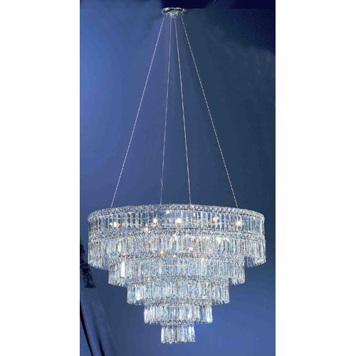 Sofia Chrome Eleven-Light Chandelier