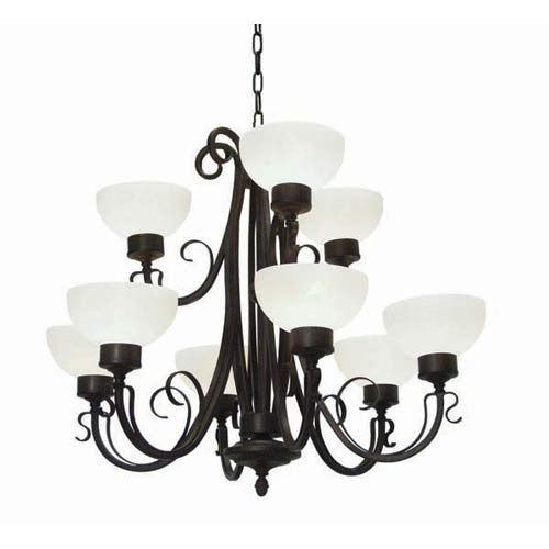 Mirasol Chandelier - Rustic Iron