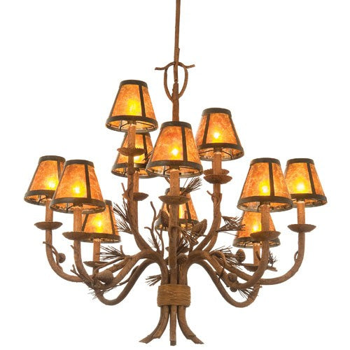 Ponderosa Twelve-Light Chandelier