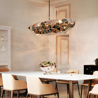 Irregular Decor Stainless Steel Hollow Creative Post-Modern Chandelier