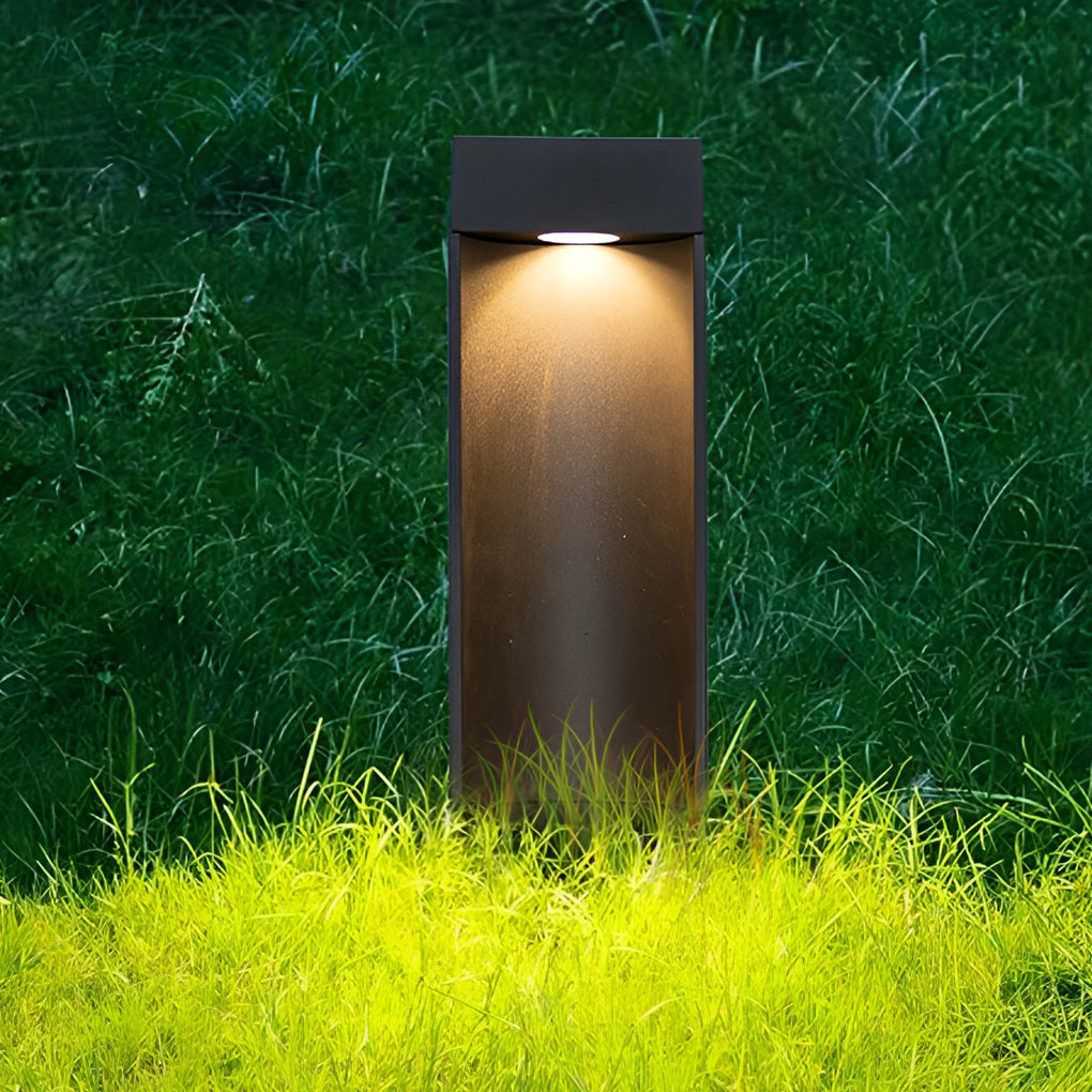 Square 5W LED Waterproof Black Modern Outdoor Lawn Light Path Lights