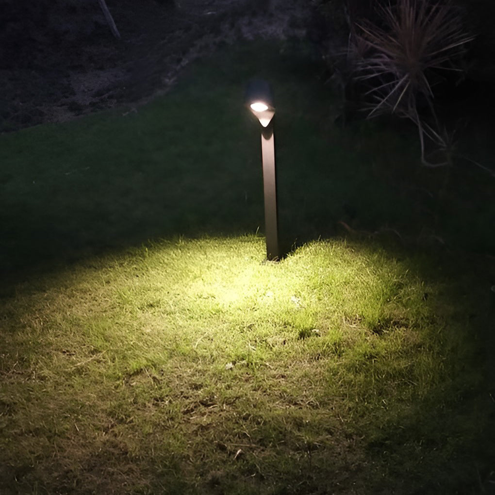 Minimalist Waterproof LED 10w Black Modern Outdoor Pathway Lights