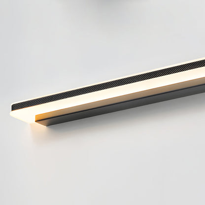 Matte Black Dimmable Linear LED Bathroom Vanity Light with Modern Acrylic