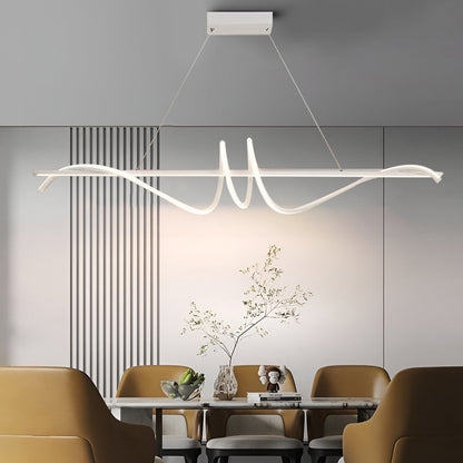 Creative Strip LED Stepless Dimming Nordic Kitchen Pendant Lighting