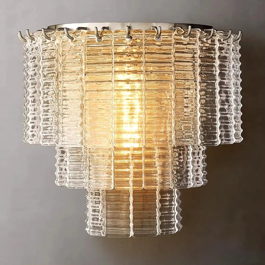 Palermo Clear Crystal Wall Sconce