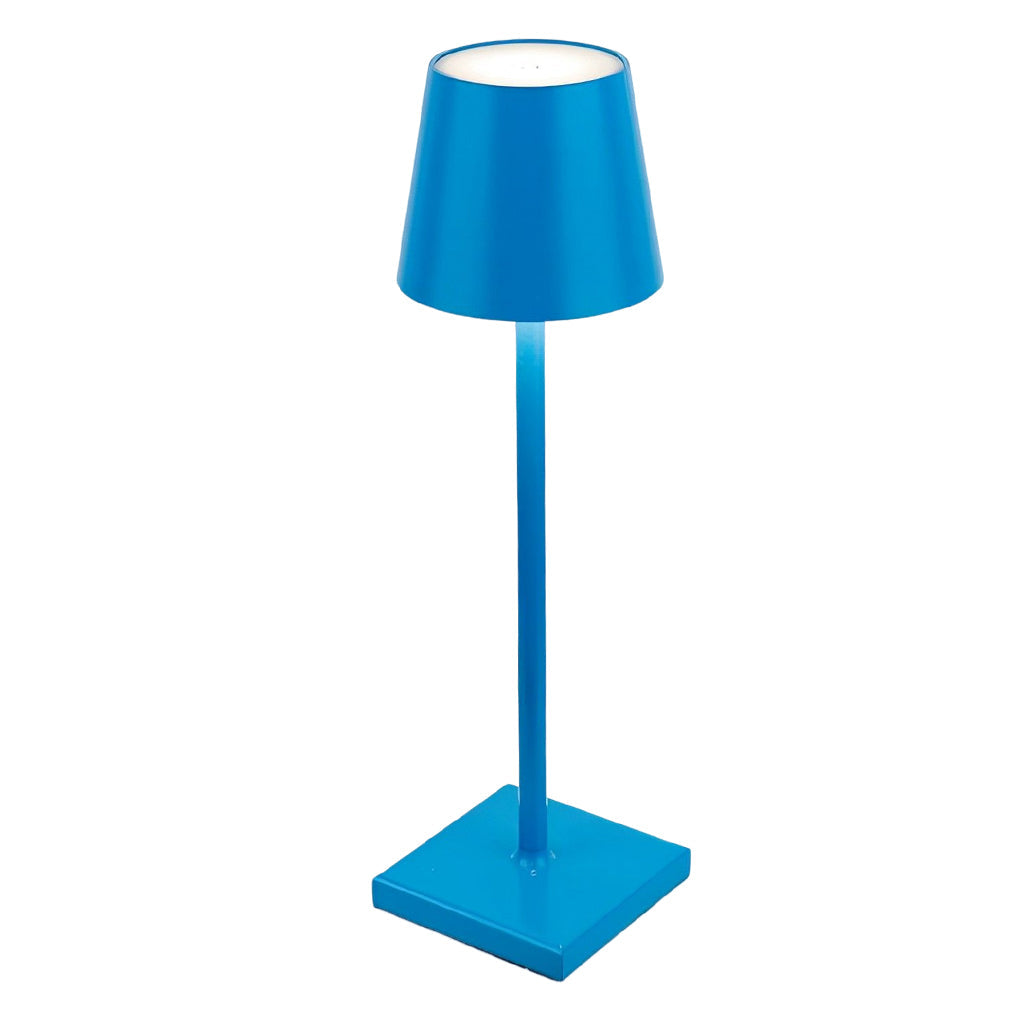 Top Hat Aluminum Rechargeable Portable Touch-Control Table Lamp