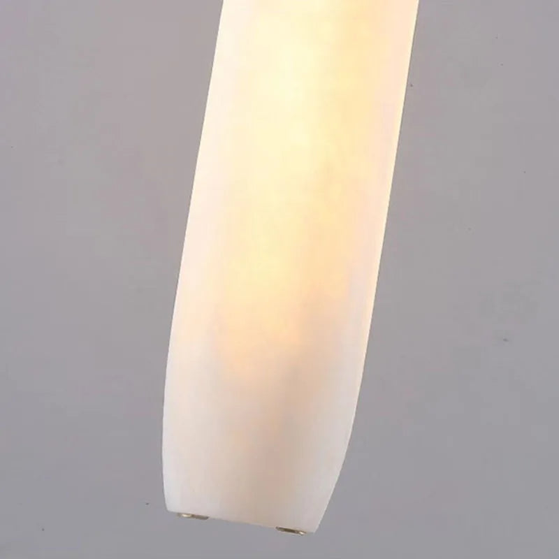 Moonshade Natural Marble Pendant Wall Sconce