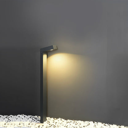 Waterproof IP65 Minimalist Aluminum Black Modern Outdoor Pathway Lights