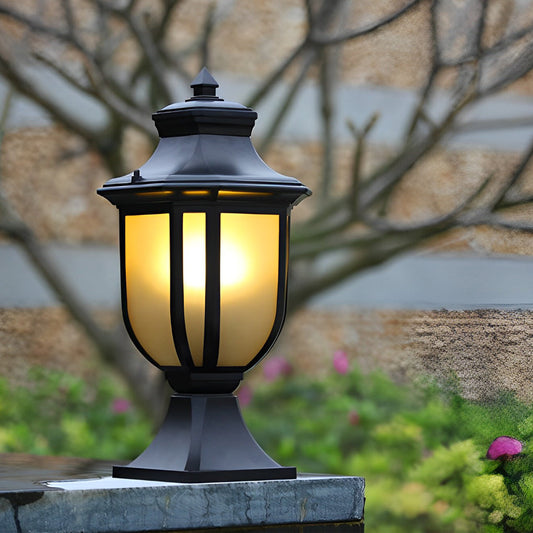 Retro Minimalist Waterproof Aluminum European-style Pillar Lamp Post Lights