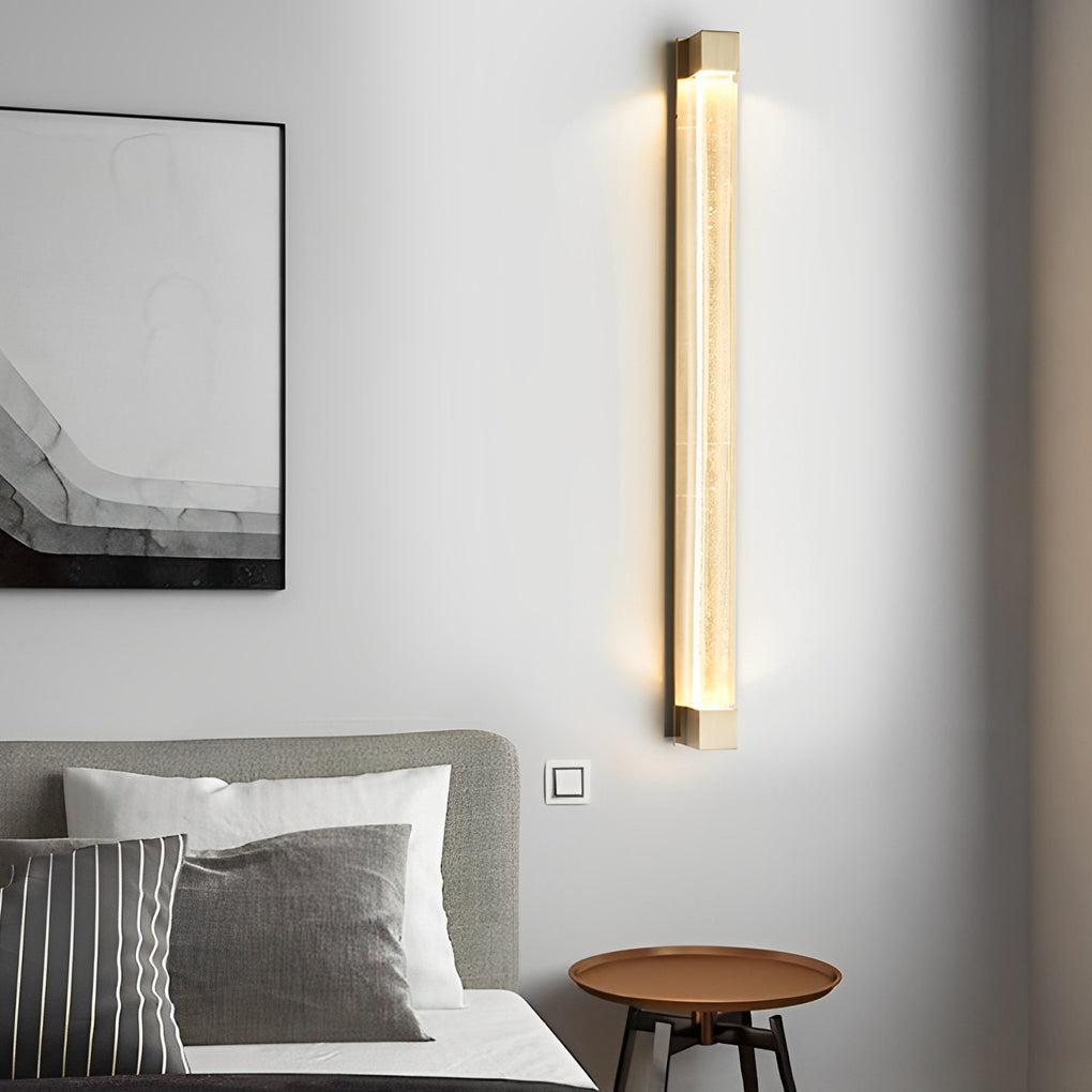 Minimalist Strip Crystal LED Postmodern Wall Lamp Wall Sconce Lighting