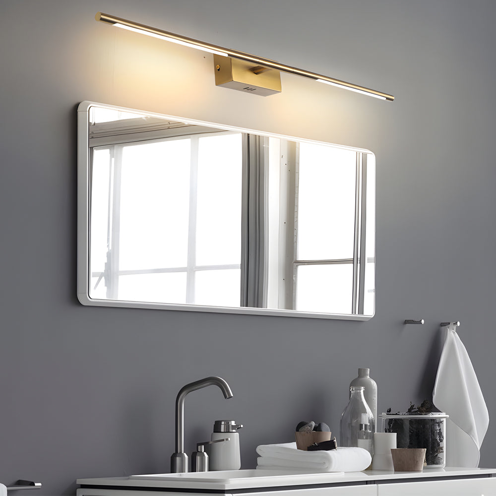 Modern Gold LED Bathroom Vanity Light  ??23.6" & 39.4", Warm & White Light for Stylish Illumination