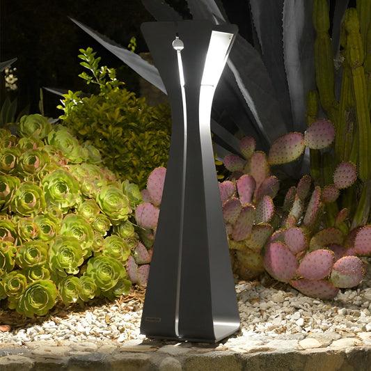 Waterproof Stainless Steel LED Modern Solar Pathway Lights Outdoor Lamp